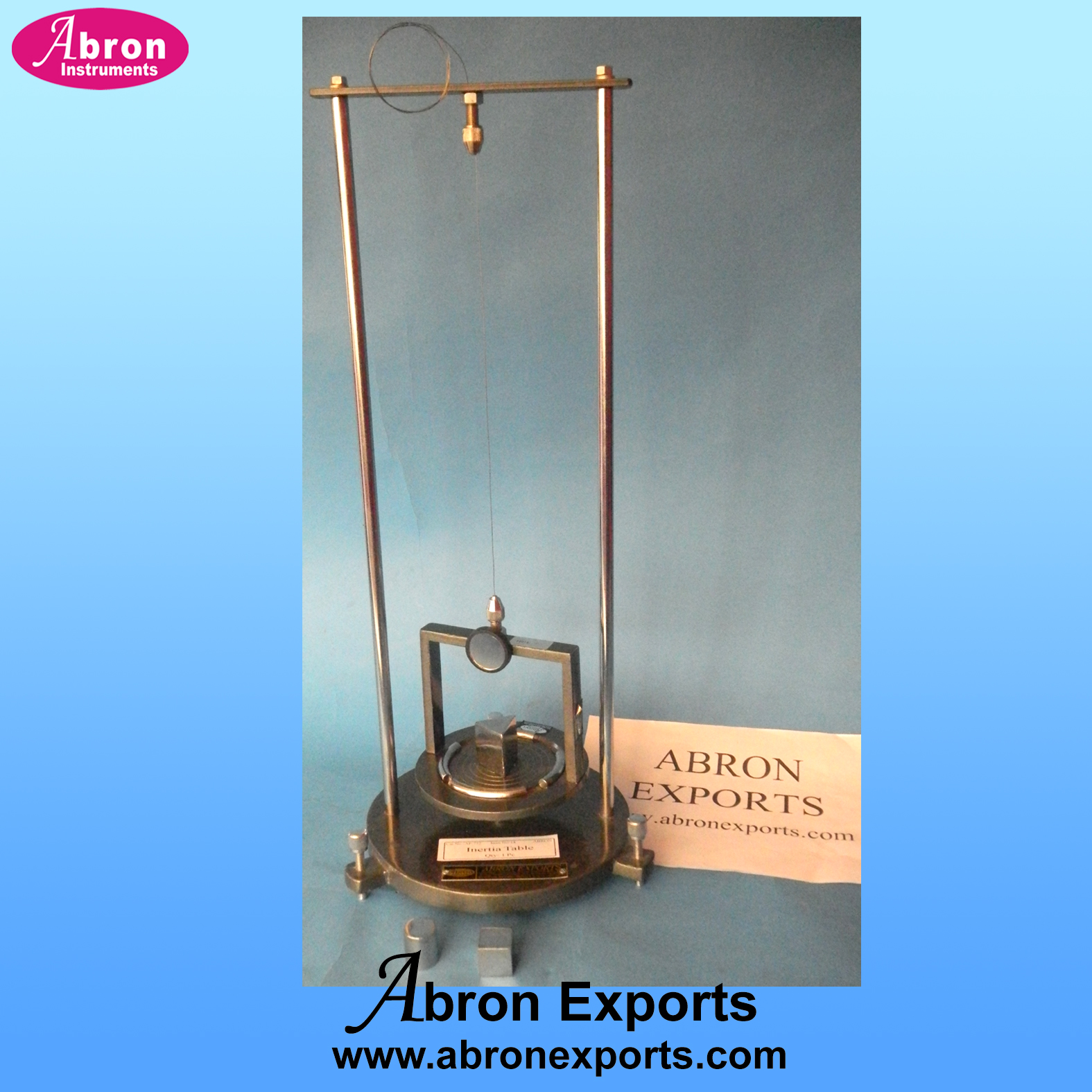 Engg-BE Btech 1st Year Torsional Pendulum Rigidity Modulus disc-bridge with stand Screw Gauge abron